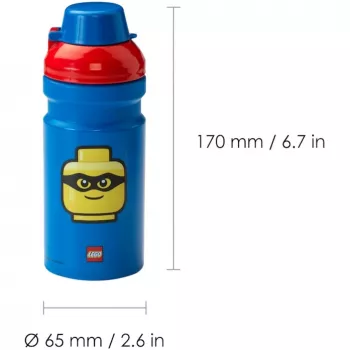 Lunch set LEGO 40580001 Bright Blue — children's lunchbox and drink bottle set