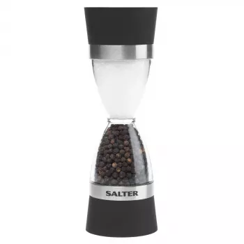 Mechanical Salt & Pepper Mill Salter 7611 BKXRUP1 2-in-1 adjustable grind settings stainless steel