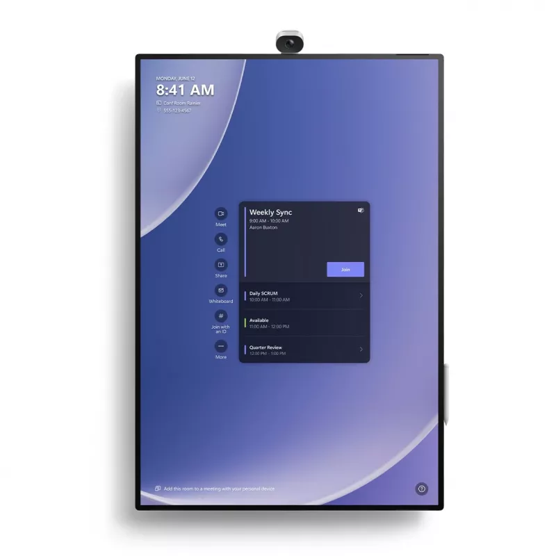 Interactive Whiteboard Microsoft Surface Hub 3 85 inch 32GB RAM Windows 11 IoT Enterprise