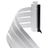 PHANTEKS PCI-E 4.0 x16 riser ribbon cable, 180 degrees, 30 cm - white