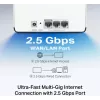 Router MERCUSYS Halo H85X Dual-band Wi‑Fi 6 (802.11ax), 2.4/5 GHz, up to 2402 Mbps, 3 LAN ports, white (3-pack)