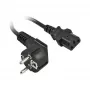 Synergy21 Netzkabel 230V Schutzkontakt CEE7(Stecker)->Kaltgeräte IEC-C13(Buchse), 3m, Black, ,