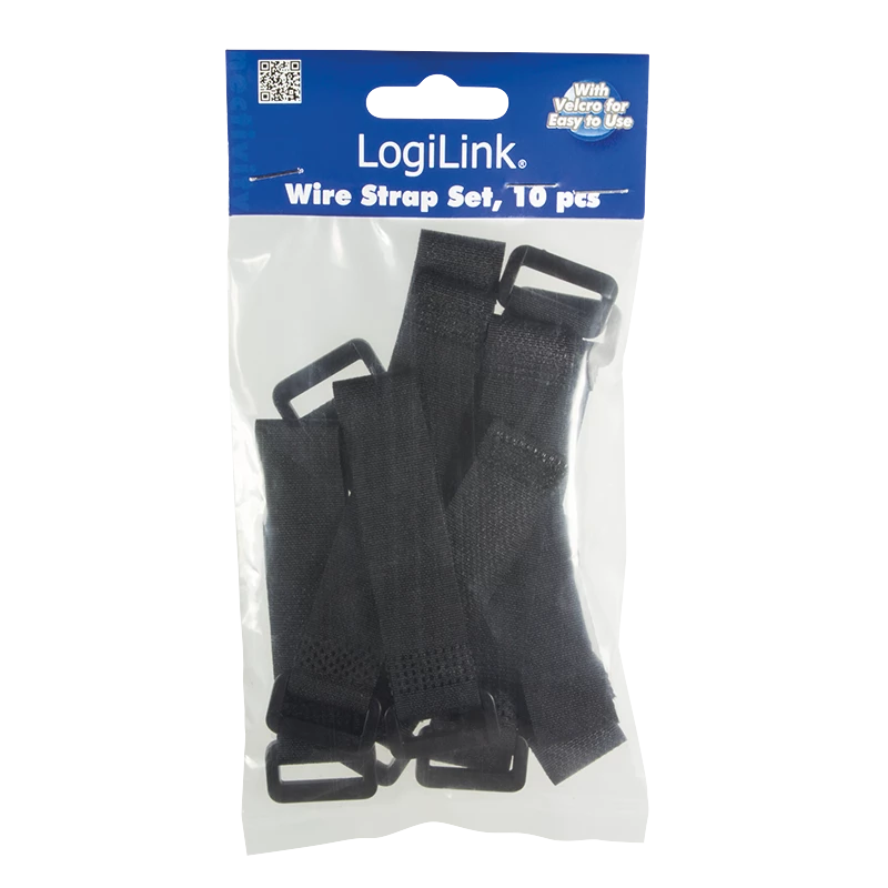 Cable ties LOGILINK KAB0056 Nylon 150 mm Black, pack of 10