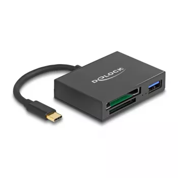 DeLOCK USB-C Card Reader for XQD and SD memory cards USB 5 Gbps