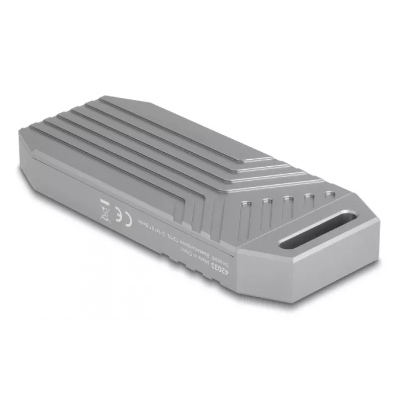 SSD enclosure DeLOCK 42033 Grey M.2 PCI Express 40 Gbit/s