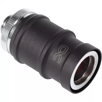 Quick Disconnect Fitting Alphacool ES BLH1A Push-in Female AG Chrome Black Matte