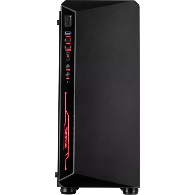 C-3 Saphir, Tower-Enclosure black, Tempered Glass