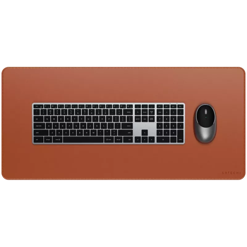 Mouse Pad Satechi Vegan-Leather Premium Desk Mat Brown ST-LPDMN