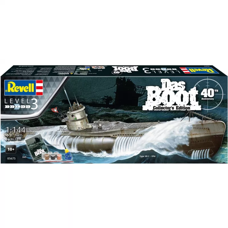 Scale Model Revell DAS BOOT 40th Y. Gift Set