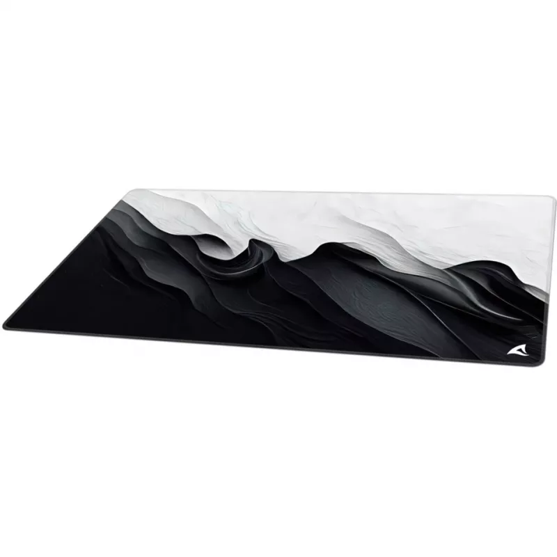 Gaming mouse pad Sharkoon SKILLER SGP40 D12, oriental cherry blossom design, black/white, 1000 x 500 mm