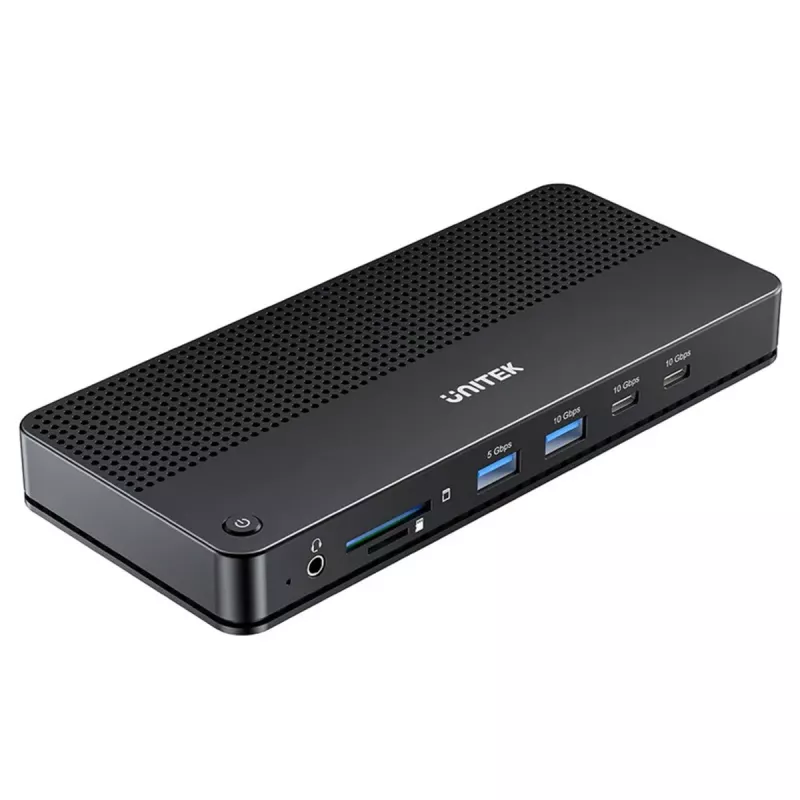 Docking Station UNITEK D1104A01 USB4 Wired 100W Power Delivery