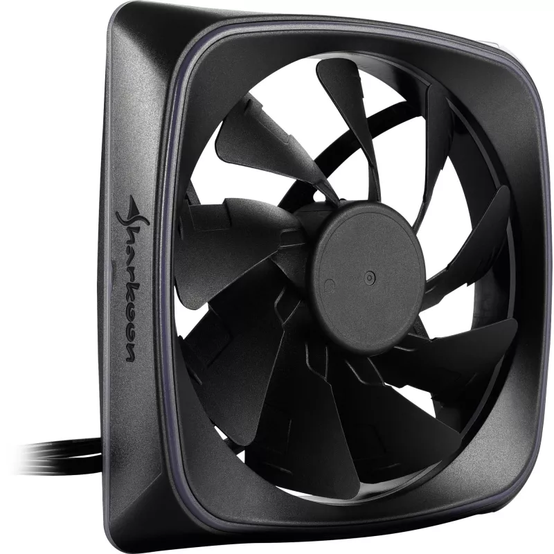 Fan Sharkoon RGB SHARK Lights 12 cm Black