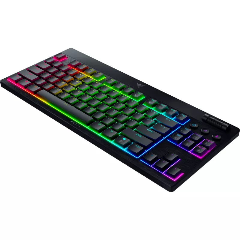 BlackWidow V4 Low-Profile TKL HyperSpeed, Gaming Keyboard black, DE-Layout, Razer Low-Profile Orange