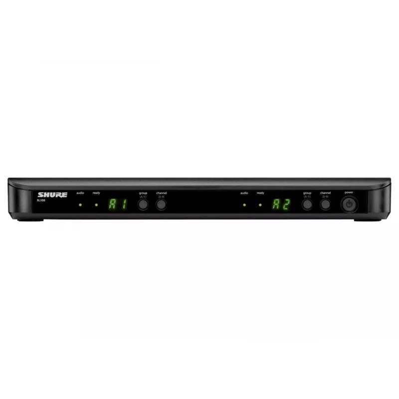 Shure BLX288E/SM58-H8E - wireless system with receiver and two SM58 microphones