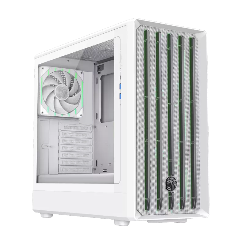 Gamemax Case | CLAW 460 WH | White | Mid-Tower | Power supply included No