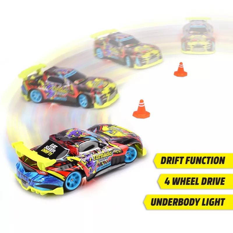 Radio-controlled car Dickie Tornado Drift RTR 2.4 GHz — ready-to-run drift car