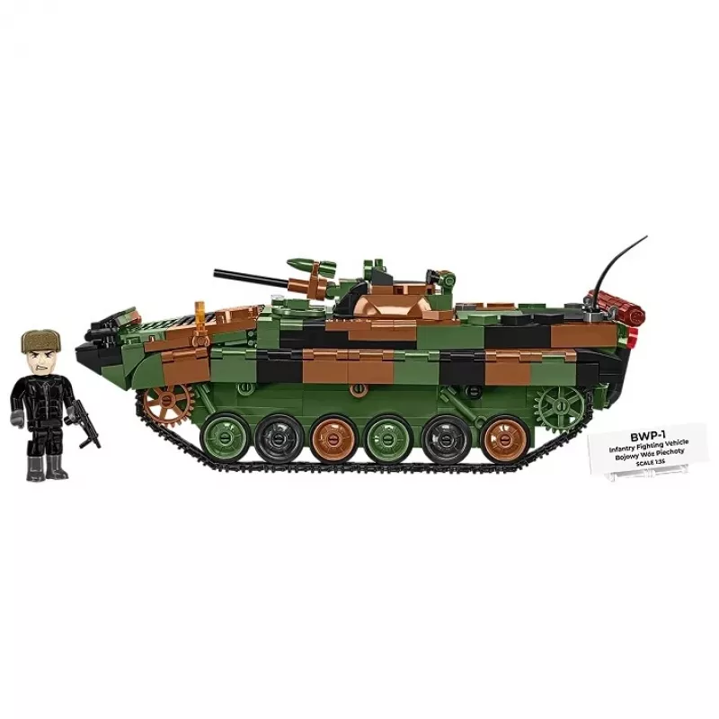 Block set Cobi Armed Forces BWP-1 2630 — Polish/Ukrainian amphibious infantry fighting vehicle model set