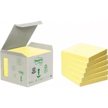 3M 6541B note paper Square Yellow 100 sheets Self-adhesive