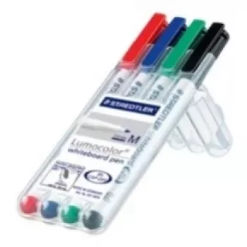Marker Staedtler Lumocolor 301-WP4 4 pc(s) Black Blue Green Red