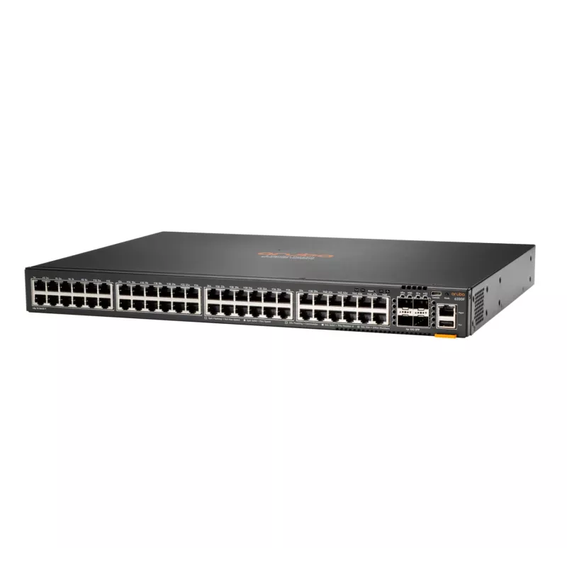 Managed Switch HPE Aruba Networking CX 6200F 48G 4SFP+ L3 Gigabit Ethernet