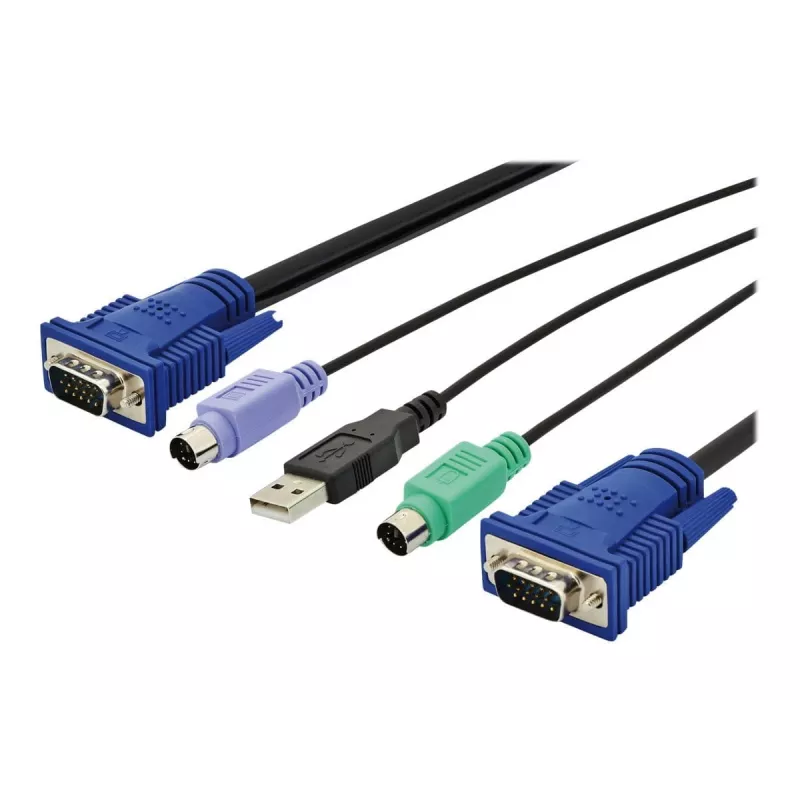 KVM Cable USB Digitus DS-19232 3m PS/2