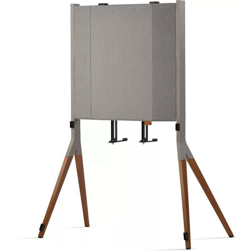 One for All Falcon Universal WM 7481 - Stand - for LCD TV / Soundbar - Walnut, gunmetal-Grey - Screen Size: 81.3-177.8 cm (32-70)