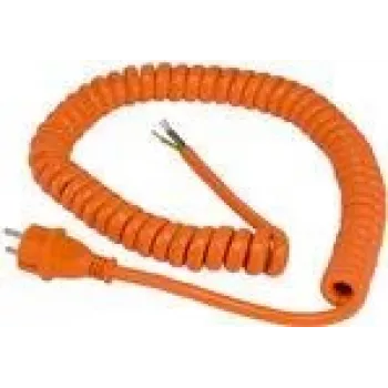 Spiral cable AS Schwabe 70430, 230V 16A, IP44, retractable 1–5 m