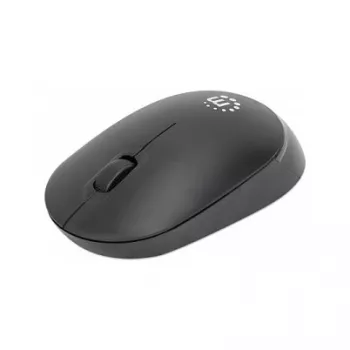 Manhattan Performance III Wireless Mouse, Black, 1000dpi, 2.4Ghz (up to 10m), USB, Optical, Ambidextrous, Three Button with Scroll Wheel, USB nano receiver, AA battery (not included), Low friction base, Three Year Warranty