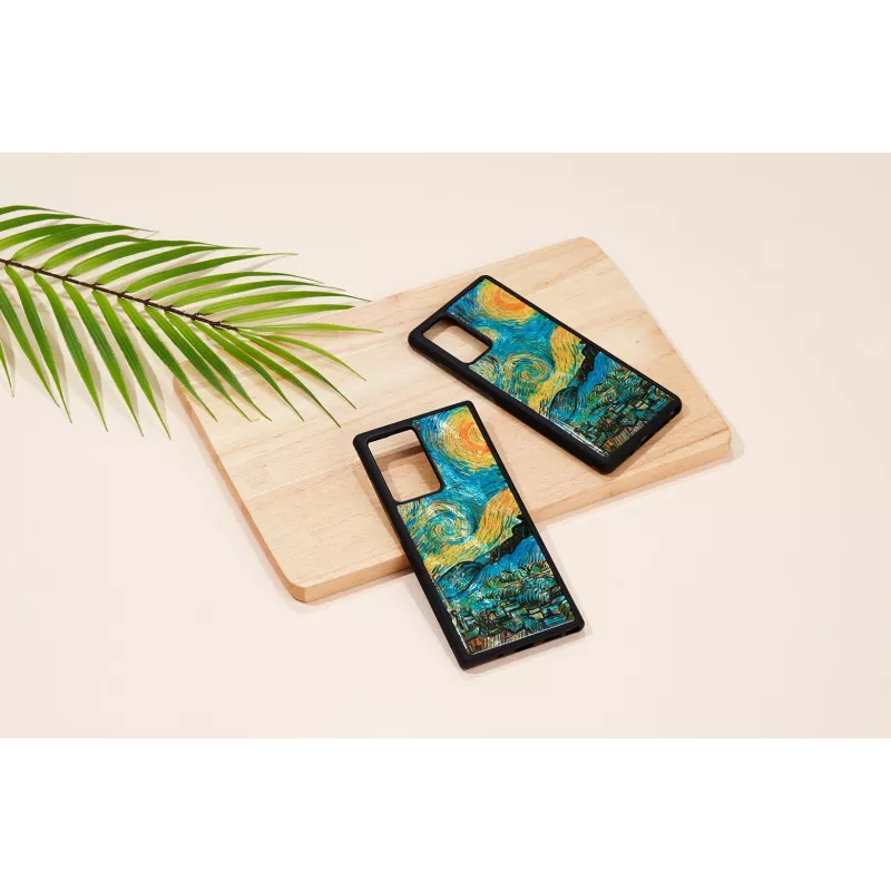 Protective phone case iKins for Samsung Galaxy Note 20 — starry night black