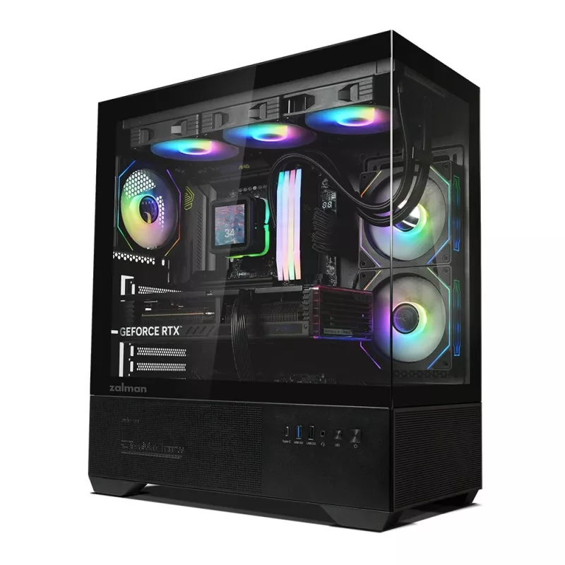PC case CHRONIX V2 Mid Tower ARGB fan x3 black