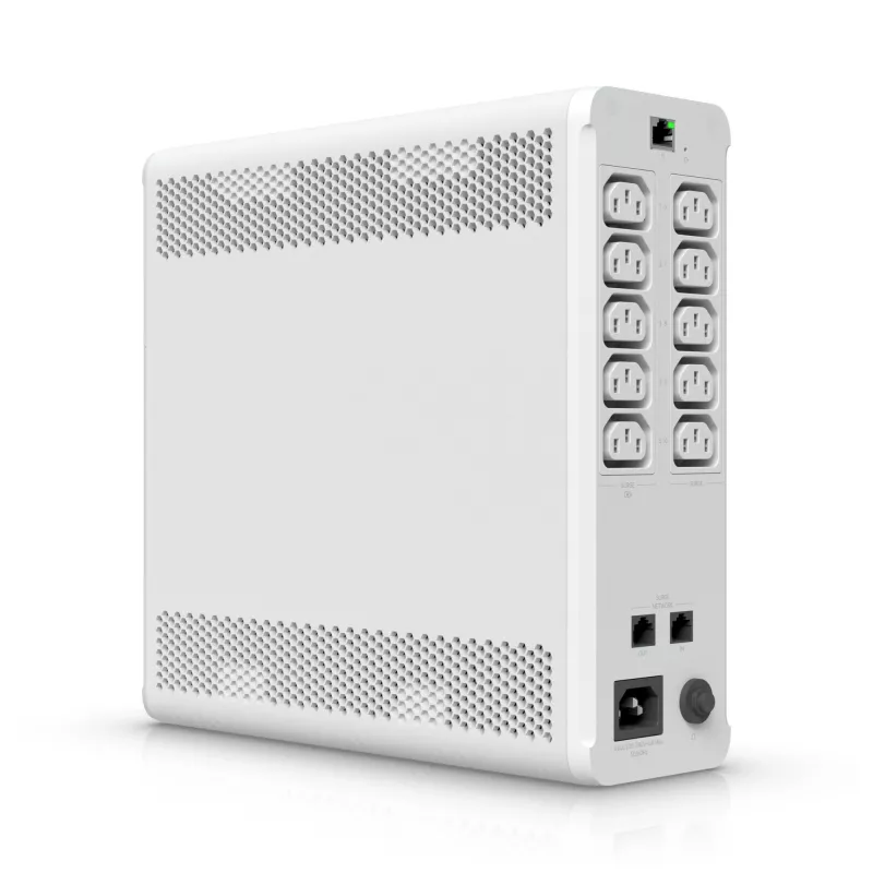 Ubiquiti UPS-TOWER-EU Unifi Managed 1 Kva Uninterruptible Power Supply With 10 Software Resettable Outlets