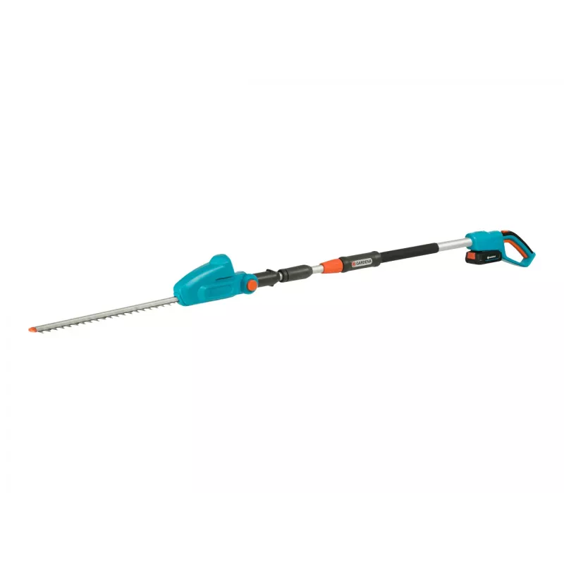 Battery Telescopic Hedge Trimmer THS 42/18V P4A, Ready-To-Use Set (turquoise/Grey, Li-Ion Battery 2,5Ah P4A, POWER FOR ALL ALLIANCE)