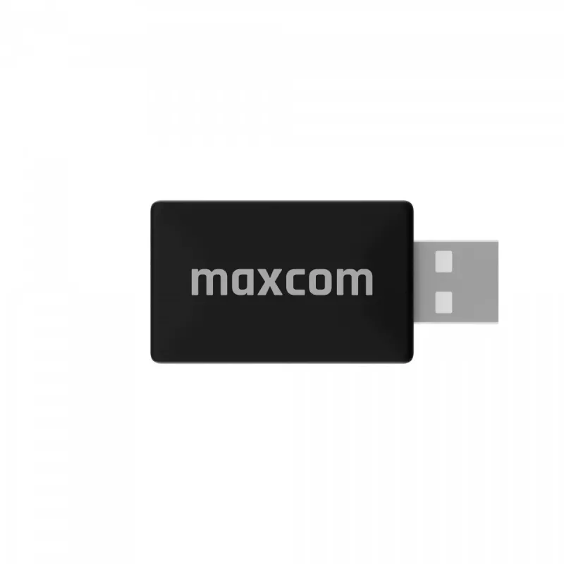 Wireless radio car adapter MAXCOM MC02 Wave with Bluetooth connectivity for in-car audio streaming