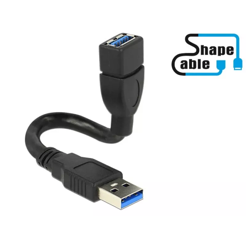 USB Cable DeLOCK 0.15m 2xUSB3.0-A