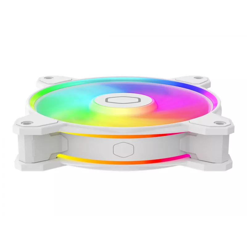 Cooler Master MasterFan MF120 Halo2 White Edition 120mm ARGB Case Fan