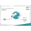 Digitus DN-3024 USB 3.0 Adapter 20 cm 1x USB-C to 1x RJ45 Shielded