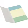 Blank tab Herlitz 50033447 self adhesive 160 sheets Blue Green Yellow