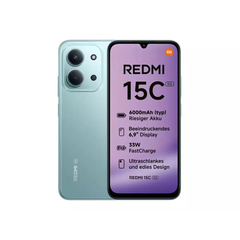 Xiaomi Redmi 15C 5G - 5G Smartphone - Dual-SIM - RAM 8 GB / Internal Memory 128 GB - microSD slot - 6.9 inch - 1600 x 720 Pixel (120 Hz)