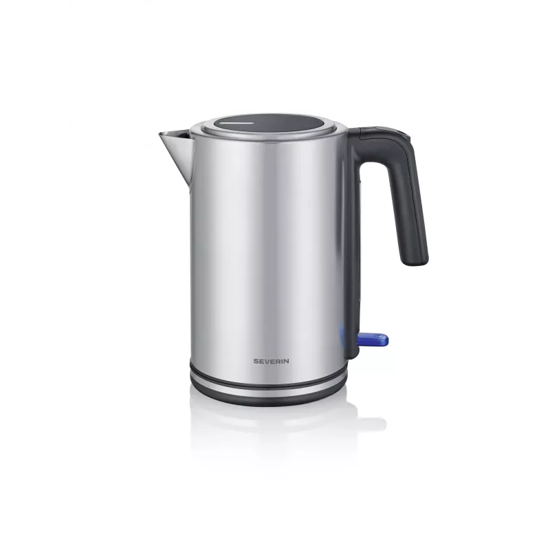 Electric kettle SEVERIN WK 3449 — 1.7 L, 2400 W, stainless steel/plastic, black-silver