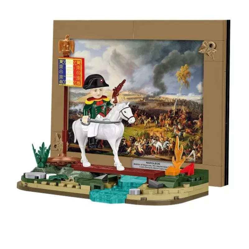 Construction set Cobi Napoleon’s Battle of Moscow 145 pieces model kit historical diorama