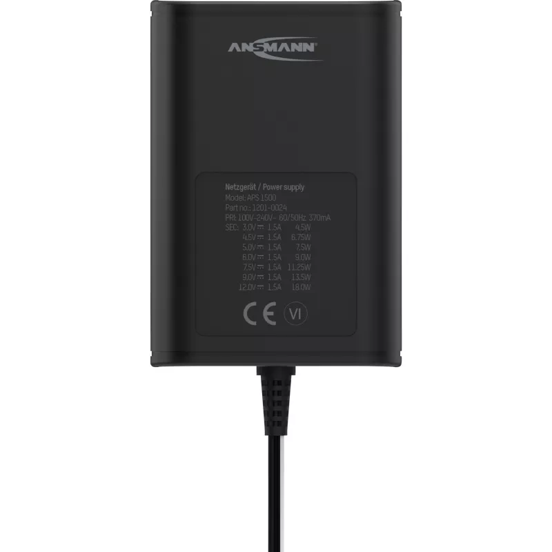 Charger Ansmann APS 1500 Universal Black