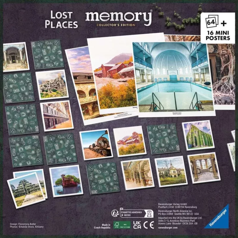 Collector''s memory Lost Places, Memory Game