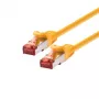 Networking Cable LOGON TCF66F003Y RJ-45 Cat6a 0.3 m Yellow