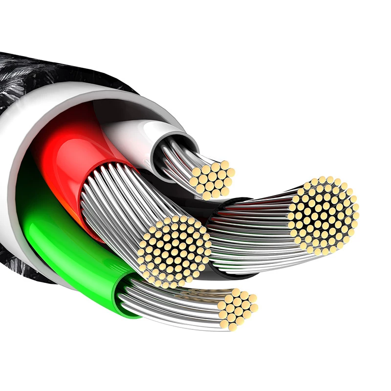 Baseus CALWJ-A01 Lightning Cable 2m Black 2.4A