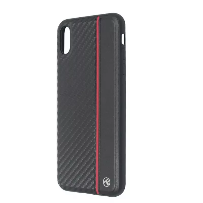 Phone case Tellur Cover for iPhone XS Max — black carbon finish