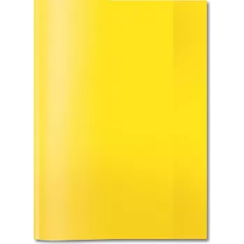 Exercise book cover HERMA PP A4 transparent/yellow