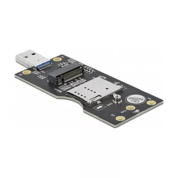 Delock 63166 USB 3.0 Type-A to M.2 Key B Converter with SIM Slot