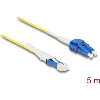 Optical Fiber Cable DeLOCK CS male to LC Duplex OS2 Uniboot 5m