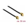 Coaxial Cable DeLOCK 89609 0.3m MHF (I-PEX) Black Gold