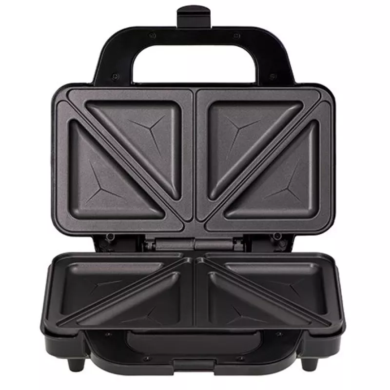 Sandwich maker Adler AD 3043, 1300 W, non-stick plates, 2 sandwiches, 285×152 mm cooking surface, black